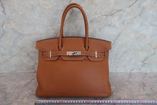 Load image into Gallery viewer, HERMES BIRKIN 30 Togo leather Gold □M Engraving Hand bag 700080123