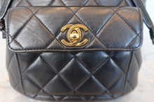 画像をギャラリービューアに読み込む, CHANEL/シャネル マトラッセチェーンリュック ラムスキン ブラック/ゴールド金具 リュック 700100233