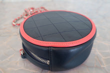 將圖片載入圖庫檢視器 CHANEL/シャネル マトラッセラウンドチェーンショルダーバッグ ラムスキン ネイビー/ピンク/シルバー金具 ショルダーバッグ 700090153