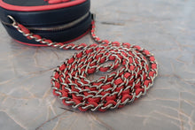 將圖片載入圖庫檢視器 CHANEL/シャネル マトラッセラウンドチェーンショルダーバッグ ラムスキン ネイビー/ピンク/シルバー金具 ショルダーバッグ 700090153