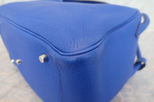 将图片加载到图库查看器,HERMES LINDY 34 Clemence leather Blue electric □P刻印 Shoulder bag 700120050