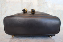 画像をギャラリービューアに読み込む, CHANEL/シャネル ココマーク巾着チェーンリュック ラムスキン ブラック/ゴールド金具 リュック 700100217