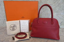Load image into Gallery viewer, HERMES/BOLIDE 27 Epsom leather Rouge Grenet X Engraving Shoulder bag 700020032