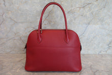Load image into Gallery viewer, HERMES/BOLIDE 27 Epsom leather Rouge Grenet X Engraving Shoulder bag 700020032