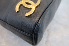 画像をギャラリービューアに読み込む, CHANEL/シャネル トリプルココマークチェーンリュック キャビアスキン ブラック/ゴールド金具 リュック 800010120