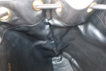 画像をギャラリービューアに読み込む, CHANEL/シャネル ココマーク巾着チェーンリュック ラムスキン ブラック/ゴールド金具 リュック 700100217