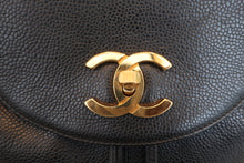 画像をギャラリービューアに読み込む, CHANEL/シャネル トリプルココマークチェーンリュック キャビアスキン ブラック/ゴールド金具 リュック 800010120