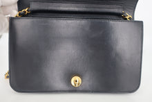 將圖片載入圖庫檢視器 CHANEL/シャネル マトラッセプッシュロックチェーンショルダーバッグ ラムスキン ネイビー/ゴールド金具 ショルダーバッグ 800090164