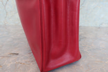 画像をギャラリービューアに読み込む, HERMES/エルメス ケリー35 ボックスカーフ ルージュヴィフ 〇U刻印 ショルダーバッグ 700080149