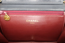將圖片載入圖庫檢視器 CHANEL/シャネル マトラッセプッシュロックチェーンショルダーバッグ ラムスキン ネイビー/ゴールド金具 ショルダーバッグ 800090164