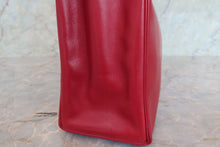 画像をギャラリービューアに読み込む, HERMES/エルメス ケリー35 ボックスカーフ ルージュヴィフ 〇U刻印 ショルダーバッグ 700080149