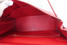 画像をギャラリービューアに読み込む, HERMES/エルメス ケリー35 ボックスカーフ ルージュヴィフ 〇U刻印 ショルダーバッグ 700080149