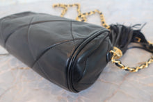 画像をギャラリービューアに読み込む, CHANEL/シャネル ココマークフリンジチェーンショルダーバッグ ラムスキン ブラック/ゴールド金具 ショルダーバッグ 700100218