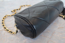 画像をギャラリービューアに読み込む, CHANEL/シャネル ココマークフリンジチェーンショルダーバッグ ラムスキン ブラック/ゴールド金具 ショルダーバッグ 700100218