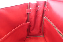画像をギャラリービューアに読み込む, HERMES/エルメス ケリー35 ボックスカーフ ルージュヴィフ 〇U刻印 ショルダーバッグ 700080149