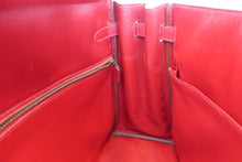 画像をギャラリービューアに読み込む, HERMES/エルメス ケリー35 ボックスカーフ ルージュヴィフ 〇U刻印 ショルダーバッグ 700080149