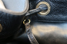 画像をギャラリービューアに読み込む, CHANEL/シャネル トリプルココマークチェーンリュック キャビアスキン ブラック/ゴールド金具 リュック 800010120