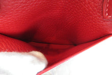 Load image into Gallery viewer, HERMES LINDY 26 Verso Clemence leather Rouge casaque/Rose jaipur □P Engraving Shoulder bag 700060081