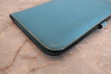 Load image into Gallery viewer, HERMES  Dogon GM Togo leather Blue jean □J Engraving Wallet 700020084