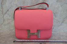 Load image into Gallery viewer, HERMES CONSTANCE3 24 Evercolor leather Rose azalee A Engraving Shoulder bag 700120081