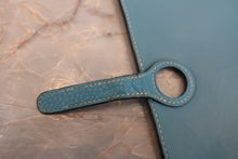 Load image into Gallery viewer, HERMES  Dogon GM Togo leather Blue jean □J Engraving Wallet 700020084