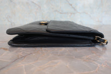 將圖片載入圖庫檢視器 CHANEL/シャネル マトラッセプッシュロックチェーンショルダーバッグ ラムスキン ブラック/ゴールド金具 ショルダーバッグ 800060178