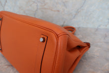 画像をギャラリービューアに読み込む, HERMES/エルメス バーキン35 トリヨンクレマンス オレンジ □I刻印 ハンドバッグ 700080103