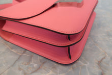 Load image into Gallery viewer, HERMES CONSTANCE3 24 Evercolor leather Rose azalee A Engraving Shoulder bag 700120081