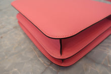 Load image into Gallery viewer, HERMES CONSTANCE3 24 Evercolor leather Rose azalee A Engraving Shoulder bag 700120081