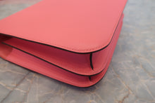 Load image into Gallery viewer, HERMES CONSTANCE3 24 Evercolor leather Rose azalee A Engraving Shoulder bag 700120081