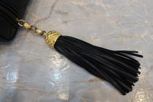 Load image into Gallery viewer, CHANEL Matelasse fringe chain shoulder bag Lambskin Black/Gold hadware Shoulder bag 700070089