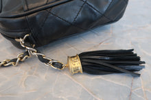 画像をギャラリービューアに読み込む, CHANEL/シャネル マトラッセフリンジチェーンショルダーバッグ ラムスキン ブラック/ゴールド金具 ショルダーバッグ 800010119