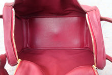 Load image into Gallery viewer, HERMES LINDY 34 Clemence leather Ruby □O Engraving Shoulder bag 700090160
