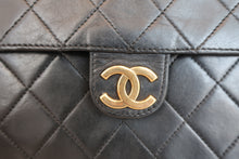 將圖片載入圖庫檢視器 CHANEL/シャネル マトラッセプッシュロックチェーンショルダーバッグ ラムスキン ブラック/ゴールド金具 ショルダーバッグ 800060178