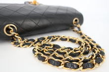 將圖片載入圖庫檢視器 CHANEL/シャネル マトラッセWフラップWチェーンショルダーバッグ ラムスキン ブラック/ゴールド金具 ショルダーバッグ 800090138