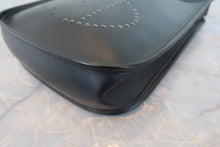 Load image into Gallery viewer, HERMES EVELYNE TPM Box carf leather Black □F Engraving Shoulder bag 800070032