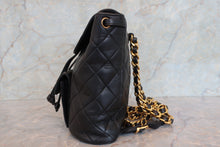 画像をギャラリービューアに読み込む, CHANEL/シャネル マトラッセチェーンリュック ラムスキン ブラック/ゴールド金具 リュック 700100222