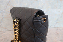 画像をギャラリービューアに読み込む, CHANEL/シャネル マトラッセチェーンリュック ラムスキン ブラック/ゴールド金具 リュック 700100222
