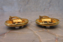 Load image into Gallery viewer, CHANEL CC mark Round earring Gold plate Gold Earring 700040094
