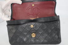 將圖片載入圖庫檢視器 CHANEL/シャネル マトラッセWフラップWチェーンショルダーバッグ ラムスキン ブラック/ゴールド金具 ショルダーバッグ 800090138