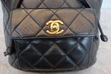 画像をギャラリービューアに読み込む, CHANEL/シャネル マトラッセチェーンリュック ラムスキン ブラック/ゴールド金具 リュック 700100222