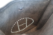 Load image into Gallery viewer, HERMES EVELYNE TPM Box carf leather Black □F Engraving Shoulder bag 800070032