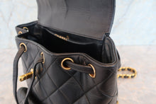 画像をギャラリービューアに読み込む, CHANEL/シャネル マトラッセチェーンリュック ラムスキン ブラック/ゴールド金具 リュック 700100222