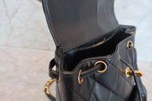 画像をギャラリービューアに読み込む, CHANEL/シャネル マトラッセチェーンリュック ラムスキン ブラック/ゴールド金具 リュック 700100222