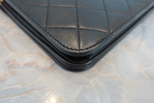 画像をギャラリービューアに読み込む, CHANEL/シャネル マトラッセプッシュロックチェーンショルダーバッグ ラムスキン ブラック/ゴールド金具 ショルダーバッグ 800080121