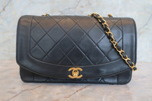 画像をギャラリービューアに読み込む, CHANEL/シャネル ダイアナマトラッセチェーンショルダーバッグ ラムスキン ブラック/ゴールド金具 ショルダーバッグ 800010071