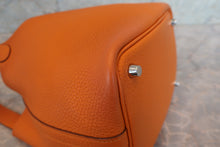 Load image into Gallery viewer, HERMES PICOTIN LOCK PM Clemence leather Apricot C Engraving Hand bag 700090158