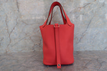 Load image into Gallery viewer, HERMES PICOTIN LOCK PM Clemence leather Rose jaipur □P Engraving Hand bag 700040007