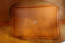 Load image into Gallery viewer, HERMES PICOTIN LOCK PM Clemence leather Apricot C Engraving Hand bag 700090158