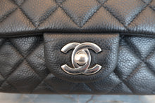 將圖片載入圖庫檢視器 CHANEL/シャネル ミニマトラッセシングルフラップチェーンショルダーバッグ キャビアスキン ブラック/シルバー金具 ショルダーバッグ 800060104